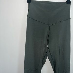 aerie green real me leggings